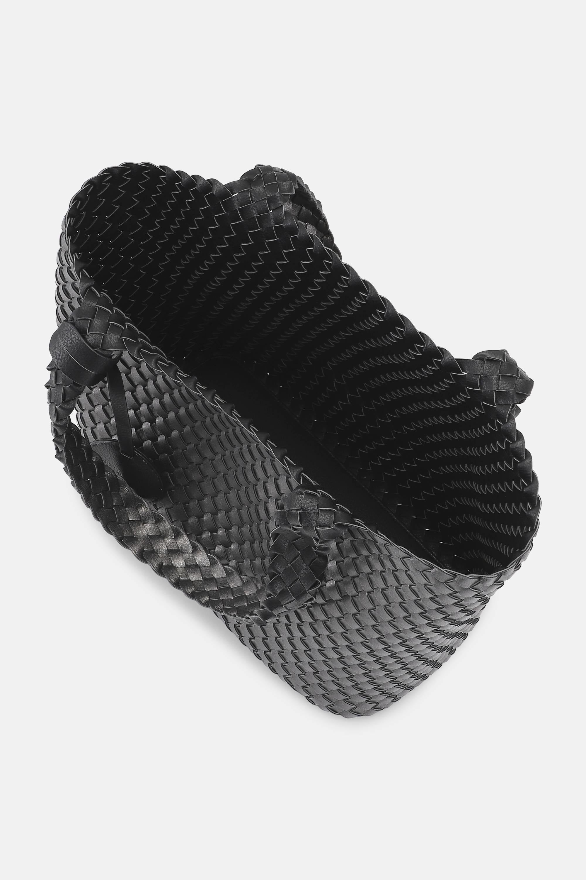 Tote Bag Flätad - Black Gun metal